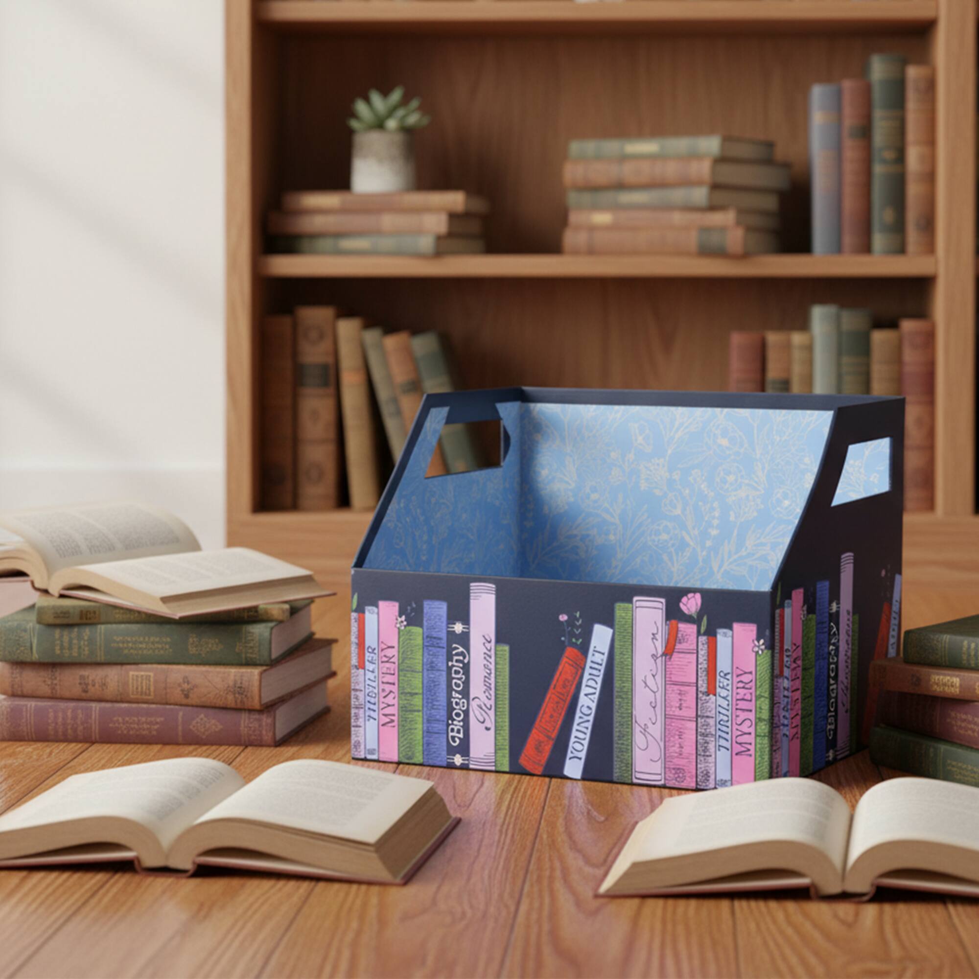 Large Book Garden Decorative Open Book Bin by Ashland®